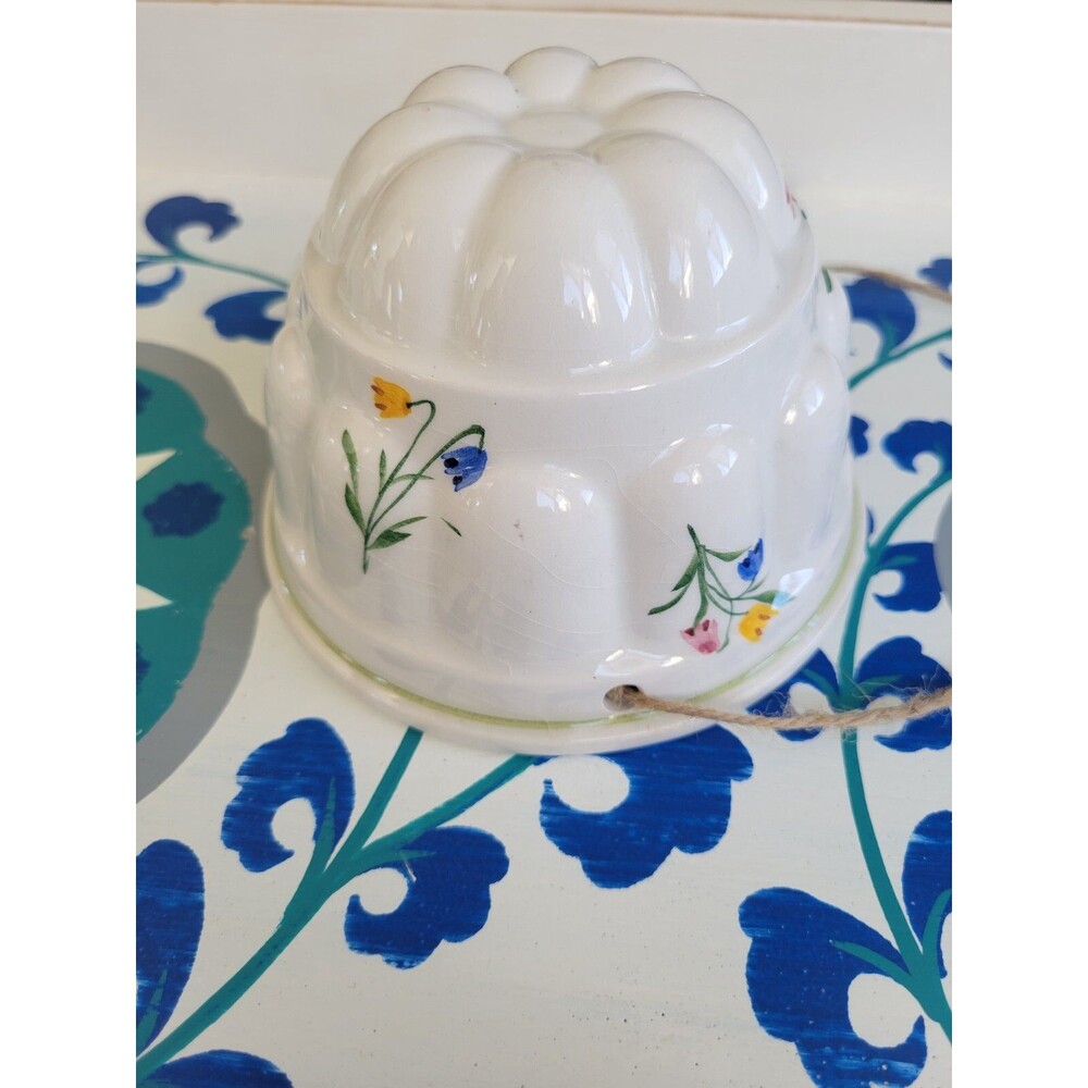 Italian Vintage Porcelain Mold Hall Hanging Made in Italy